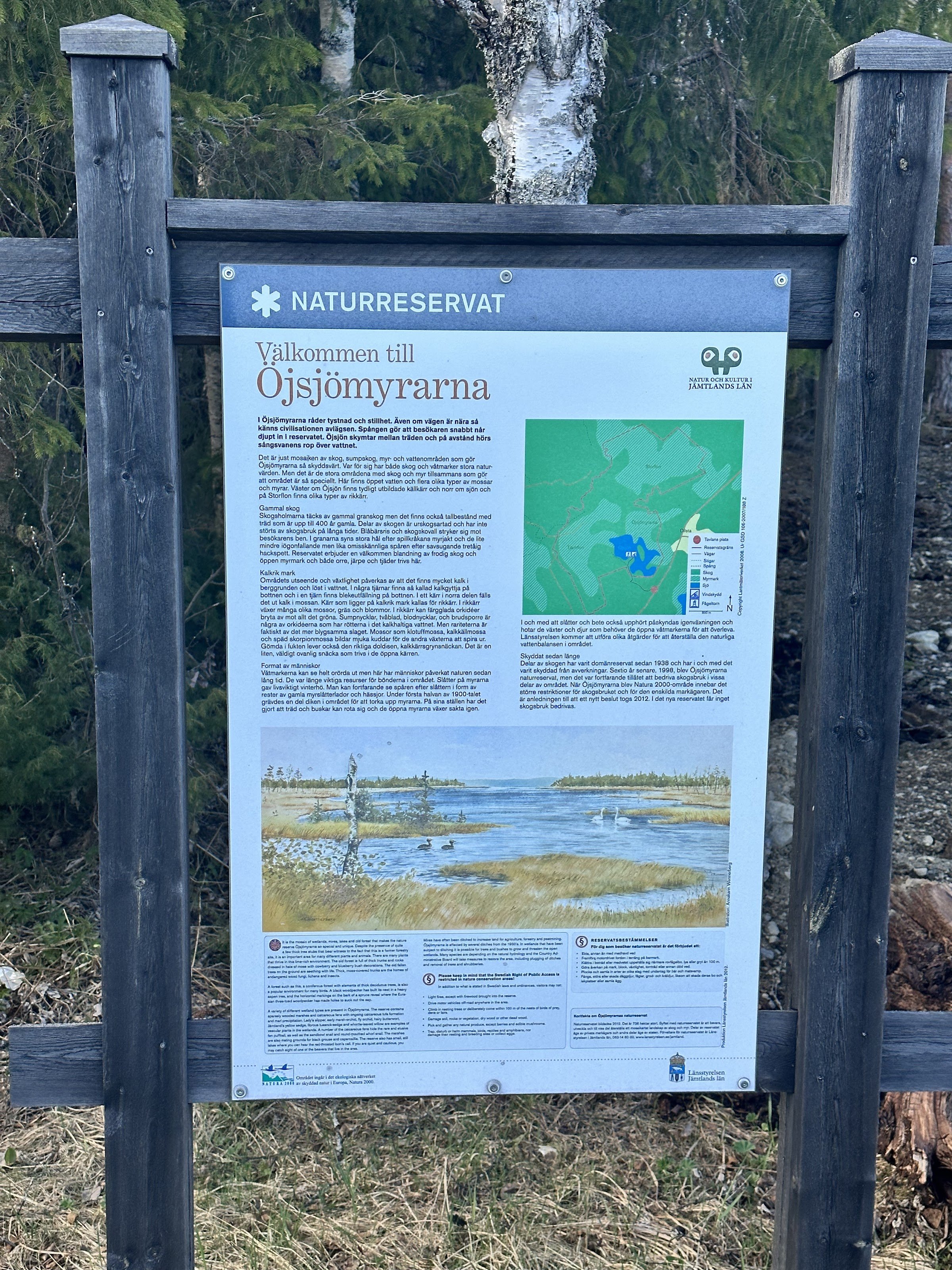 Öjsjömyrarna Nature Reserve